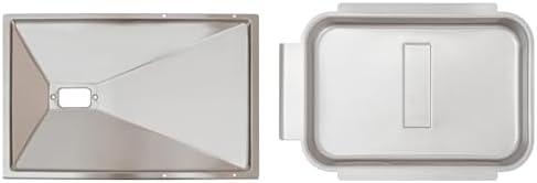 Monument Grills Replacement Grease Tray 23x13.8x2.2 Inch & Drip Pan 9.5x6.6 Inch Bundle for BBQ Gas Grill Models 36000, 35000, M305, M325, M400MF, M420MF