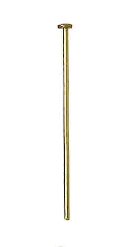 Image of B&P Lamp 1 1 /4 Inch Brass Finish Prism Pins, Per Ounce = 140 Pcs.