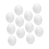 Sosoport 12stücke Kunststoff Graffiti Eier Nachbildung -eiern Für Deko Vogelausstattung Und Kunstprojekte Und Langlebig