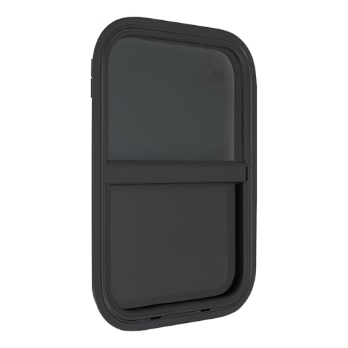 Ventana corredera para autocaravanas con mosquitera, 560 x 380 mm, ventana de exposición, instalación horizontal vertical, ventana para autocaravanas, caravanas, autocaravanas