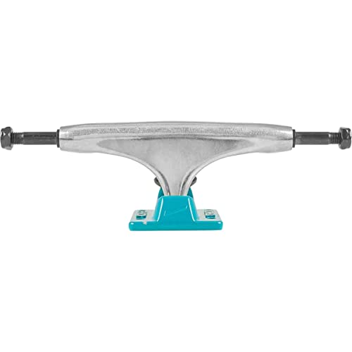 Tensor Trucks Alloy Polished/Aqua Skateboard Trucks - 5.0