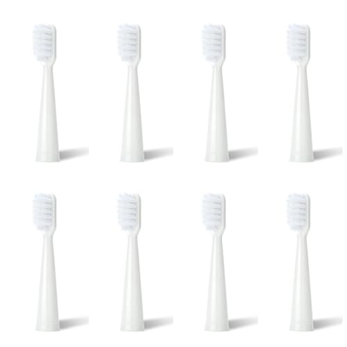 muyihui �����p���u���V�w�b�h JD005 RH2305/XQMQ B-1/Royalstar101 �d�����u���V�\�t�g�уm�Y��(8pcs WHITE)