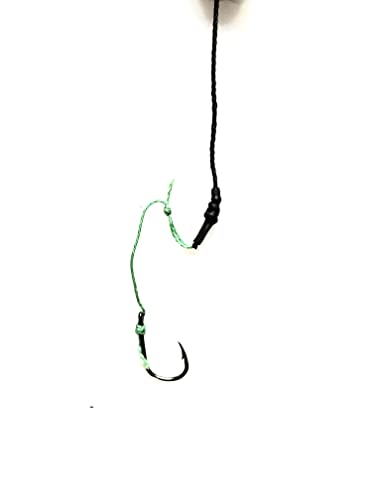 10 Pcs Ready To Use 1 Steel Spring Fish Feeder With Two Hooks And Sinker Weight 1 Oz #TOP2