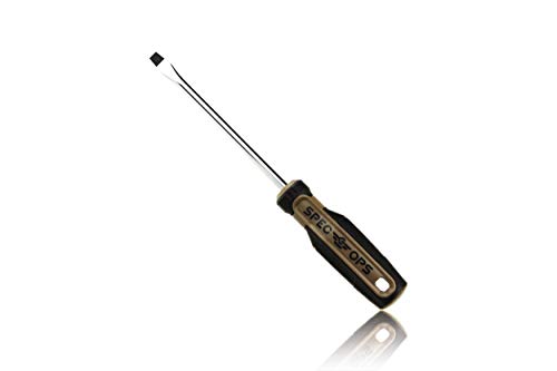 Image of Spec Ops Tools Screwdriver for Professional Construction & Jobsite Use, Magnetic Tip, Slotted, 5 /16 inch x 6 inch