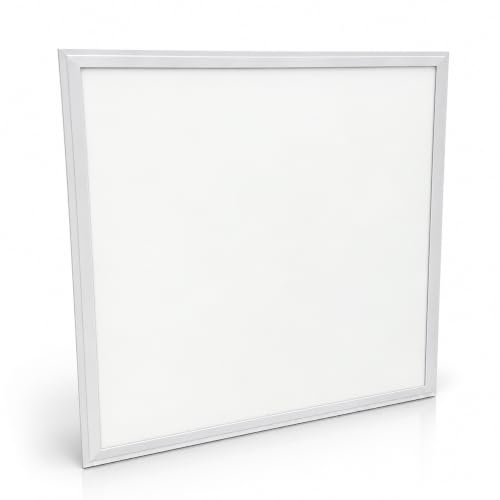Image of 48W LED Panel Light 600x600mm 6500K Cool White Recessed Ceiling