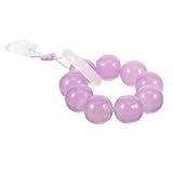 NIYANGLE Anillo de Dedo Rosario de Cuentas de Oración, Diseño Delicado Estilo Hanfu para Mujer, Color Púrpura, Material Resistente, Uso Diario y Ocasión Especial