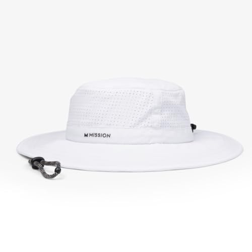 MISSION Cooling UPF Boonie Hat - Unisex Sun Hat for Hiking, Beach & Fishing - Sweat & Water Activated Technology