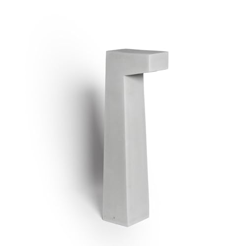 Image of ED:T/ed:t Edit Dravix 700 LED Outdoor Bollard Light Stone Grey