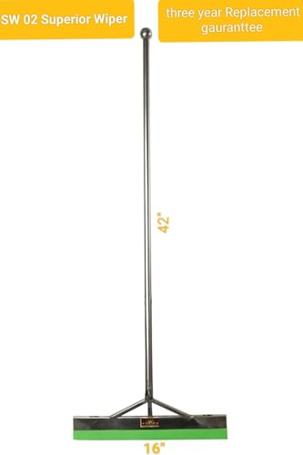 Image of Standard Floor Wiper| Flexible Rubber Lip | Steel Rod | Lightweight | Cleaning Tool | Cleaning Home, Kitchen, Bathroom (40inch)