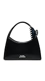 Crossbody in pelle con clip metallica J‑Shape.