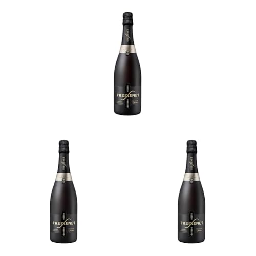 Freixenet Cordon Negro Cava Seco - 750 ml (Paquete de 3)