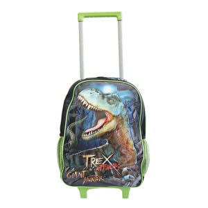 Mochila de Rodinhas T-Rex: Conforto, Espaço e Aventura para os Pequenos Fãs de Dinossauros!