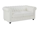 Forma iconica Chesterfield, Pelle robusta e durevole, Effetto capitonné, Seduta sfoderabile
