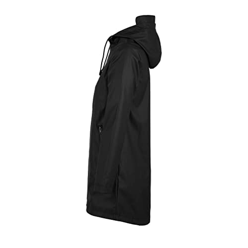 Chubasquero impermeable de mujer con diseño estilizado azul noche 5