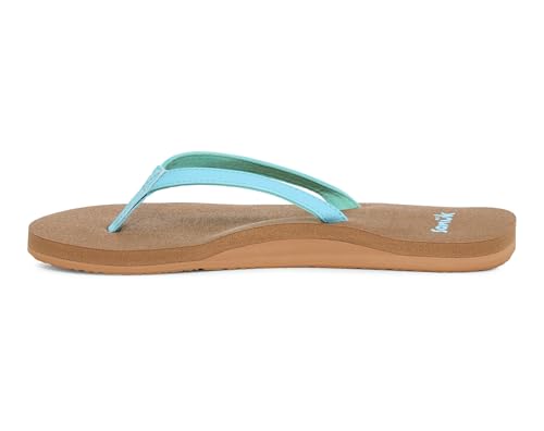 Image of Sanuk Yoga Joy Womens Flip Flops | Yoga Mat Footbed | Sandals for Women | Womens Yoga Sandals | Women's Beach Sandals