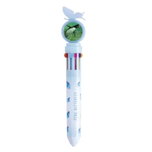 Stylo à bille rétractable multicolore Pingouin du Sud fournitures scolaires écriture