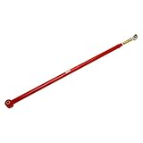 BMR Suspension PHR010R Panhard rod, DOM, on-car adj, poly bushing/rod end combo Red 1982-2002 3rd Gen F-Body