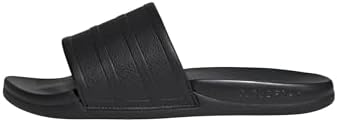 adidas Unisex-Adult Adilette Comfort 2.0, Black/Black/Carbon, 9