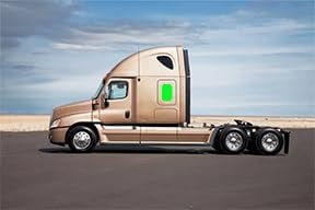 Insulated Lower Bunk Window Cover (Driver Side) for Freightliner Cascadia (All Years)