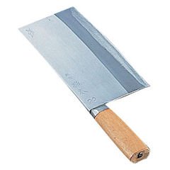 Amazon｜杉本 中華庖丁 22号 4022 ハガネ(高炭素鋼) 割込式 日本 ASG17