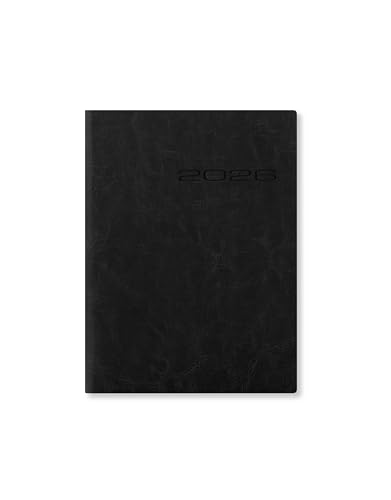 Letts of London Lecassa Agenda semainier 2026 A6+ Noir 26-080407