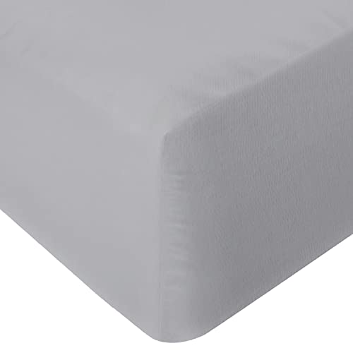 Infinitee Xclusives Queen Size Fitted Sheet (150 cm x 200 cm) 40cm Deep Pocket Bed Sheet Soft Microfiber Shrink Resistant Bed Sheet 1 Fitted Bed Sheet Only (Grey)