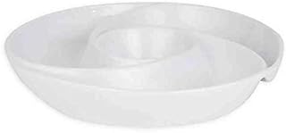 Everyday White Chip and Dip 4-Section Server in White