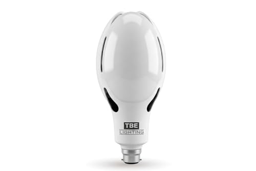 Lampe LED de rechange B22 avec faisceau large 300° et design 3 panneaux pour éclairage entrepôt