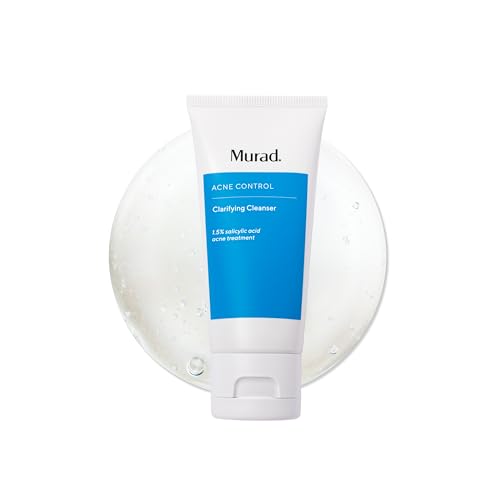 Murad Acne Control Clarifying Cleanser – Salicylic Acid & Green Tea Formula for Acne, Deep Pore Cleansing, Oil Control & Breakout Prevention for Clear, Balanced, Healthy-Looking Skin – 2 Fl Oz