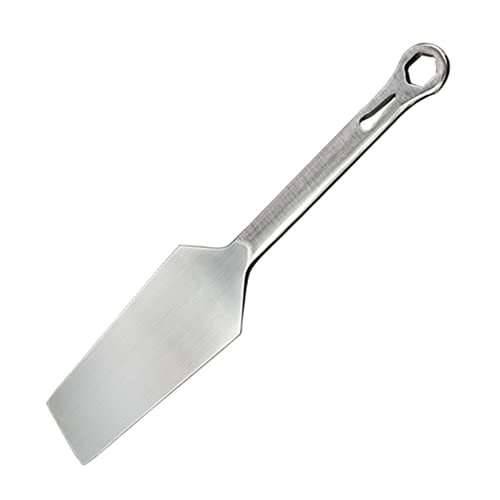 DOITOOL cuchillo de ladrillo multifuncional Perforar llave de torsión palustre de albañil Herramienta de construcción herramientas herramienta multiusos paleta de albañilería Silver