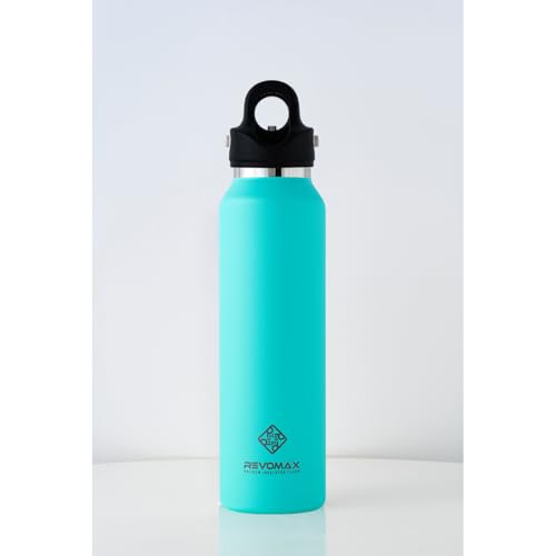 �yREVOMAX�����z16oz 473ml �Y�_�Ή� �X�e�����X�{�g�� 18���ԕۉ� 36���ԕۗ� �^��f�M ���� �M�t�g ���{�}�b�N�X (Turquoise Blue)