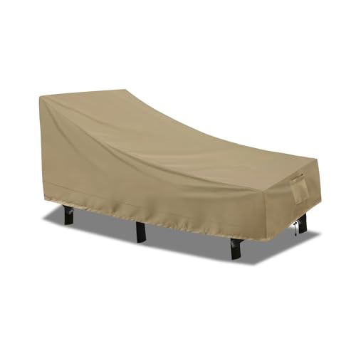 PureFit Patio Chaise Lounge Cover Outdoor Lounge Chair Covers Waterproof