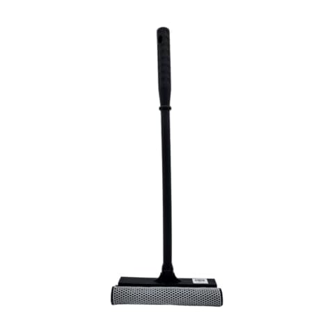 Janico 4806 Plastic Window Squeegee with Foam Rubber Blade and Ergonomic Handle, 15-Inch, Balck Cover