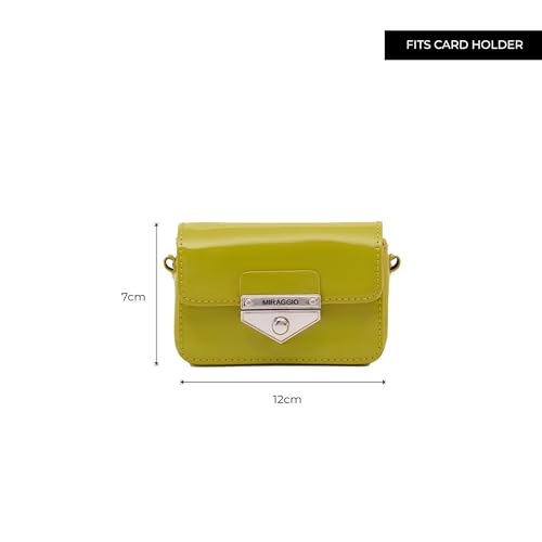 Image of Miraggio Amy Mini Sling Bag With Adjustable & Detachable Crossbody Strap | Crossbody Bag For Women Casual Holiday Look | Statement Bags For Women