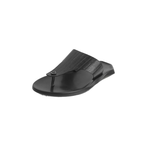Image of Mochi Men's Faux Leather Flat Thong Chappal
