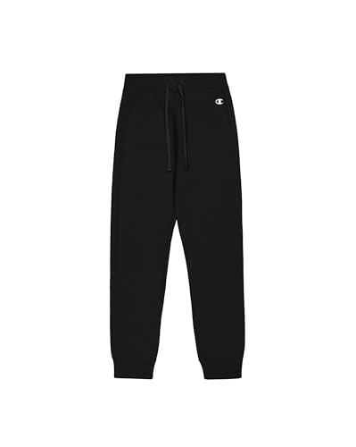 Champion Legacy Basics W - Light Powerblend Fleece Rib Cuff, Pantalones Deportivos Mujer, Negro, XXL