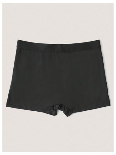 WDIRARA Men's Letter Heart Graphic Boxer Briefs Stretch Breathable Trunks Underwear2