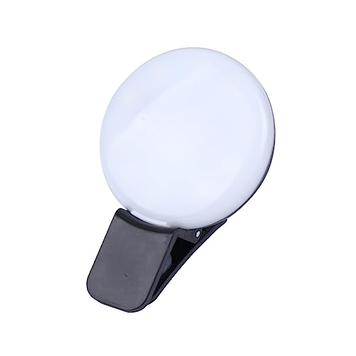 GRIRIW Selfie Fill Light Clip Ring Light Phone for Laptop Tablet 3 Lighting Modes