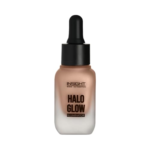 Image of INSIGHT Halo Glow Illuminator - Celestial Rosegold | Dewy, Radiant Finish | Liquid Highlighter | Lightweight, Buildable & Long-Lasting | Multi-Use - 20g