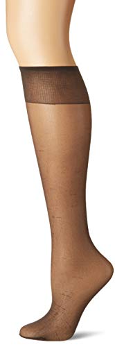 L'eggs Women's 3-Pack Day Sheer Panty Hose, Off Black, One Size