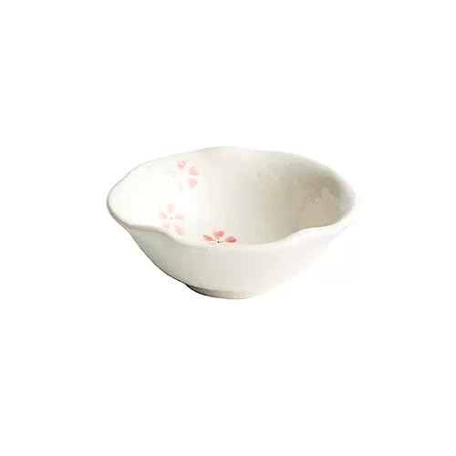 WDWDW Cuencos para Ensalada para Cocina, Salsa para mojar, vinagre de Soja, condimento, Plato de cerámica para el hogar japonés