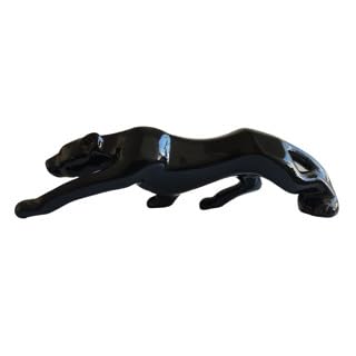 Escultura Pantera Negra - Cerâmica - 37 cm - Tam. P