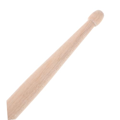 3 pares de baquetas de madera para práctica miniatura 3