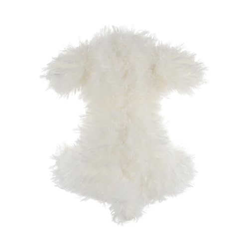 Apricot Lamb Plüsch weiß Hund Plüschtiere für Kinder, weiche niedliche Kuscheltier für Baby Mädchen und Jungen, Flauschige Hund weiß 20cm