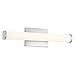 Access Lighting - HI Access 62516LEDD-BS/ACR Transitional LED Vanity from Arc Collection in Pewter, Nickel, Silver Finish, Brushed Steel