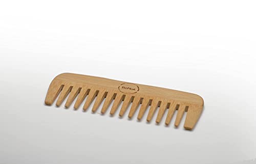 Benat All Natural Bamboo Wooden Hair Comb For Women And Men - Eco Friendly Hair Accessories Ideal For Detangling Curly Hair And Beard Comb For Men #TOP3