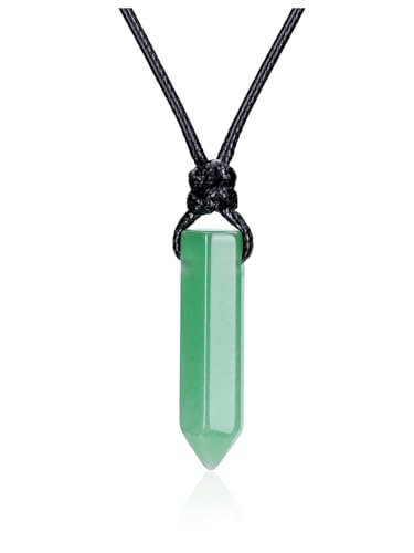 Pendentif hexagonal en cristal pour femme collier Reiki JSDDE