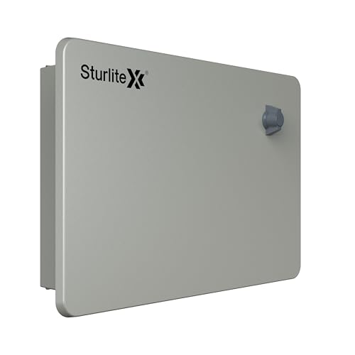 Image of Sturlite Ovix Double Door MCB Distribution Board | 8 Way SPN (Single Pole and Neutral) | Metal Body with Premium Finish & Concealed Hinges | Cable Kit Included - (Pack of 1)