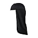 Deevoka Shade Hat Sun Protection Workwear Sweat Wicking Headwrap for Women Men Riding, Black