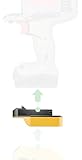 1x Adapter Upgrade for Craftsman Bolt-On ™ 20v MAX Old Styel Tools Install for DeWalt 20v Li-Ion Batteries-(Not Fits Craftsman Other 20v Tools)-Adapter Only